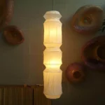 Wholesale Creative Handmade Rice Paper Pendant Lamp Customize Hotel Villa Decorative Big Chandelier - Image 5