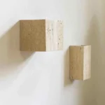 Modern Garden Courtyard Travertine Wall Lamp Outdoor Waterproof Retro Wall Lamp Corridor Bedroom Stone Decor