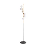 Nordic Living Room Luxury Glass Ball Floor Lamp Bedroom Model Room Creative Personality Vertical Floor Lamp