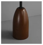 Hot Selling Wabi Sabi Wood Table Lamp with Handmade Lampshade Home Bedroom Decor Minimalist Table Lamp - Image 5