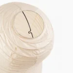 Japanese Style Handmade White Rice Paper Table Lamp Creative Metal Base Lantern Paper Lamp - Image 6
