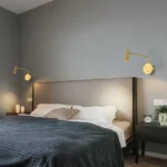 European Wall Lights 3D Metal Wall Art Decor with LED Lights Rotating Design Wall Lamp - Image 4