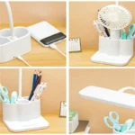 Multi-functional Touch Eye Protection LED Lights 3 Brightness Level USB Charging Desk Lamp Reading Study Lamp With Pen Holder - Image 6