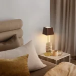 Hot Sale Minimalist Home Decor Dimmable Rechargeable Table Lamp for Restaurant Hotel Cordless Table Lamp - Image 2