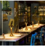 Nordic Eye Caring Led Table Lamp Restaurant Wireless Usb Lamp Rechargeable Cordless Table Lamp - Image 2