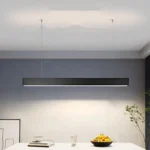 High Quality Aluminum Linear LED Pendant Lamp for Office Kitchen Decorative Hanging Light Commercial Lighting