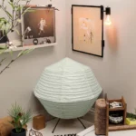 New Design Manufacturers Sale Handmade Rice Paper Table Lamp Creative Indoor Decorative White Paper Lantern Lamp - Image 4