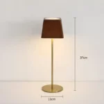 Hot Sale Minimalist Home Decor Dimmable Rechargeable Table Lamp for Restaurant Hotel Cordless Table Lamp - Image 5