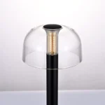Modern Portable Touch Dimming Rechargeable Table Lamp Luxury Cordless Restaurant Table Lamp - Image 6