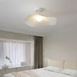 Modern Living Room Decorative Lotus Leaf Ceiling Light Creative Fabric Ceiling Lamp for Hotel Reading Room - Image 2