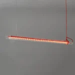 Nodric Designer Long Strip Led Glass Pendant Lamp Modern Creatrive Living Room Hanging Lights