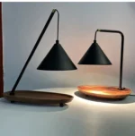 Top Seller Eco-friendly Flameless Candle Warmer Lamp Height Adjustable Wooden Table Lamp for Bedroom Study for Home Decor - Image 3