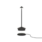 Nordic Aluminum Rechargeable Led Table Lamp for bar Restaurant Cordless Desk Lamp with Charging Base - Image 6