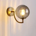 Online Home Decor Websites Bedside Light Glass Wall Mounted Lamp - Image 3
