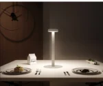 Modern Restaurant Hotel Desk Lamp Metal Cordless Charging Decorative Lighting 2w Touch LED Table Lamp - Image 5