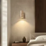 Creative Hotel Art Travertine Wall Lamp New Style for Living Room Bedroom Reading Wall Light - Image 4