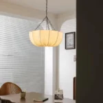 Vintage Style Umbrella Fabric Chandelier Creative French Pendant Light for Hotel Living Room Island Villa Decor - Image 4