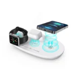 New Product Energy-saving Reading LED Light Lamp 4 in 1 Touch Sensor Desk Lamp Fast Wireless Charger Dock for Mobile Phone - Image 3