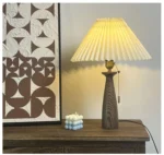 Luxury Home Wood Table Lamp Modern Art Desk Lamp Bedroom Bedside Decorative Table Lamp - Image 5