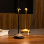 Nordic Aluminum Rechargeable Led Table Lamp for bar Restaurant Cordless Desk Lamp with Charging Base - Image 3