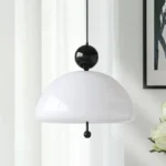 Modern LED Chandelier Creative Glass Pendant Light for Dining Room Living Room - Image 2