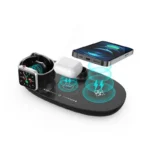 Folding 4 in 1 Wireless Charging LED Desk Lamp Detachable Night Lamp Eye Protection Adjustable Luminosity for Smart Phones - Image 3