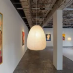 CE  UL Retro Handmade Rice Paper Pendant Lamp Wabi Sabi Hotel Living Room Decoration Paper Lantern Light - Image 3