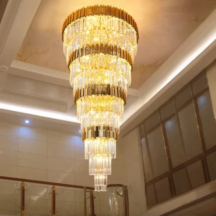 Popular Product Villa Living Room Hotel Lobby Deluxe Hall Engineering Lamp Crystal Lamp Chandelier