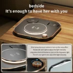 2025 Hot Selling 4-in-1 Phone Stand Fast Charging 15W Wireless Charger Reading Lamp OEM Plastic Body Desk for Industrial Use - Image 6