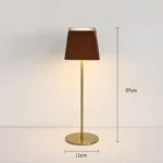 Nordic Cordless Led Table Lamp Rechargeable Touch Dimming Portable Bar Restaurant Lights Luxury Modern Desk Lamps - Image 6