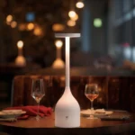 China Shopping Mall Online Cordless Table Lamp Green Desk Light Lamp for Restaurant Dining Room - Image 2