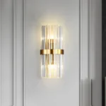 Decoration Model Room Bedroom Bedside Luxury Crystal Wall Lamp Light Mounting Bracket