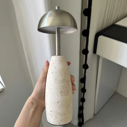 Modern Living Room Simple Marble Decorative Table Lamp Built Battery bar Light Restaurant Cordless Table Lamps Portable
