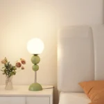 Bedroom Bedside Antique Decor Side LED Table Lamp Nordic Warm Light Luxury - Image 2