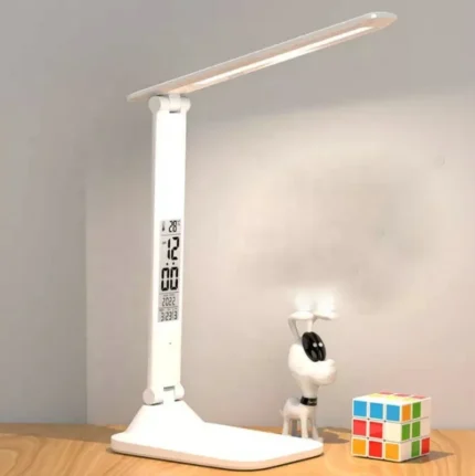 Hot Selling 3 Colors Dimming Modes Desk Lamp Smart Perpetual Calendar Display LED Lamp Student Study Eye-protection Table Lamp