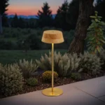 High Quality Metal Rechargeable Table Lamp Creative Wireless Restaurant Lighting Luxury Table Lamp Battery - Image 3