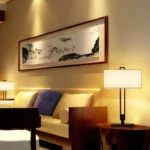 Modern Bedroom Bedside Reading Table Lamp with Fabric Lampshade Luxury Hotel Metal Desk Lamp - Image 5