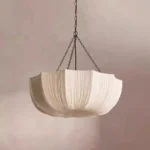 Vintage Style Umbrella Fabric Chandelier Creative French Pendant Light for Hotel Living Room Island Villa Decor - Image 2