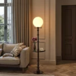 2 in 1 Wooden Table Floor Lamps for Living Room Contemporary Bedroom Stand Lamp - Image 3