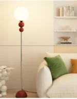 Home Decor Items and Accessories Glass Ball Floor Lamp Living Room Standing Lamp - Image 3