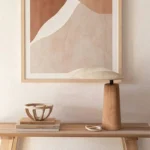 Nordic Retro Wooden Mushroom Table Lamp for Living Room Bedroom Creative Bedside Table Lamp