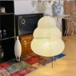 New Creative Handmade Rice Paper Lampshade  Table Lamp Decoration Floor Lamp Metal Bracket Lantern Lamp - Image 3