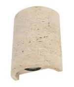 Creative Hotel Art Travertine Wall Lamp New Style for Living Room Bedroom Reading Wall Light - Image 6