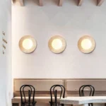 Hot Selling Retro Living Room Travertine Wall Lamps Modern Corridor Bedroom Decorative Bedside Round Wall Light - Image 4