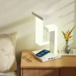 New Gravity Magnetic Levitation Night Light Mobile Phone Wireless Charger USB Charging Reading Table Lamp - Image 5