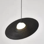 Modern Metal Flying Saucer UFO Chandelier Minimalist Black Pendant Lights for Living Room Dinning Room - Image 6