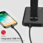 Aluminum Alloy Folding Wireless Charging Desk Lamp Study Table Lamp With USB Charging Port Auto Timer Eye-Caring LED Lamps - Image 3