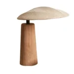Nordic Retro Wooden Mushroom Table Lamp for Living Room Bedroom Creative Bedside Table Lamp - Image 6