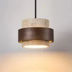 Modern Indoor Decorative Travertine Pendant Light for Living Room Hanging Lamps Restaurant Hotel Lighting