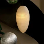 Factory Wholesale Wabi Sabi Style Handmade Paper Lamp Retro Chandelier for Restaurant bar Lantern Paper Pendant Lamp - Image 2
